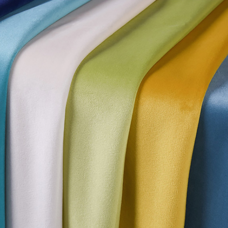 SM-B0001 160 färger 300 GSM 100 % polyester holländsk sammet flanell sofftyg